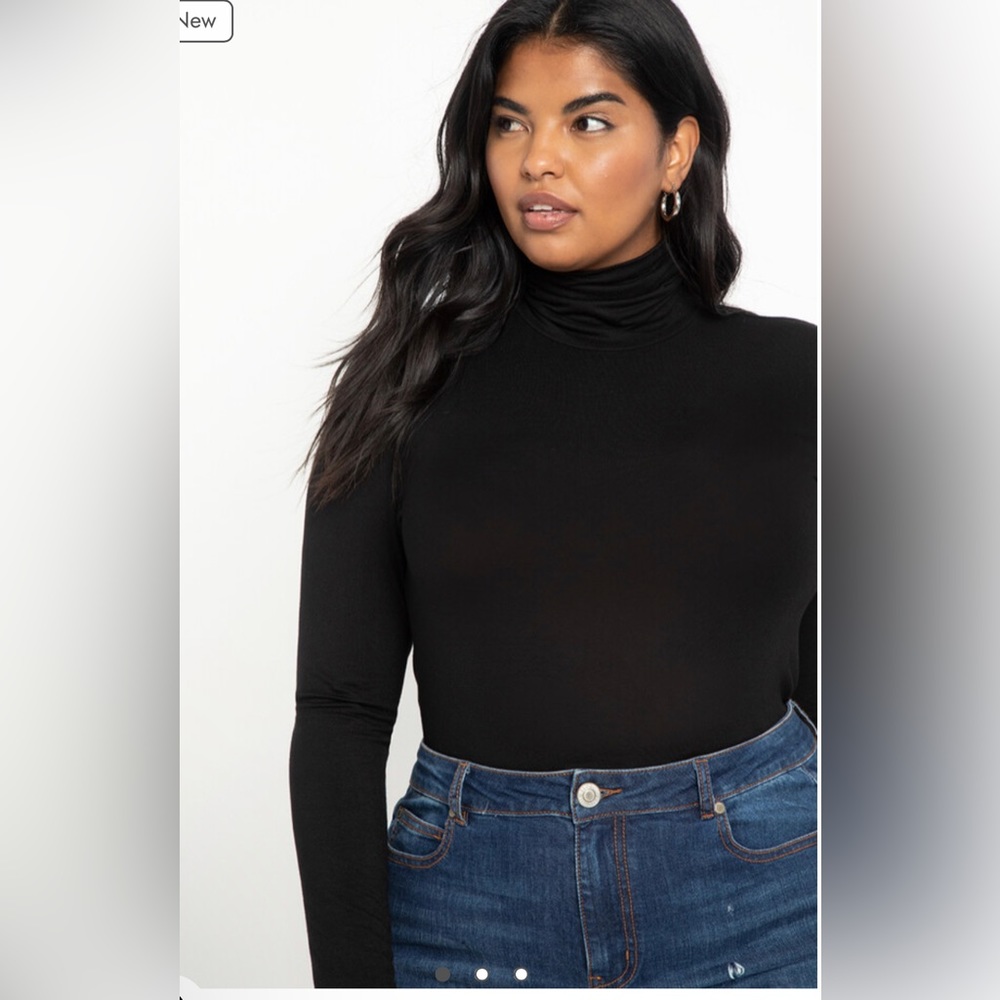 Button Cuff Turtleneck Sweater - image 1